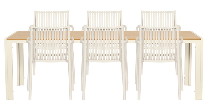 Hagestol Wien sandy grey - Sunlife